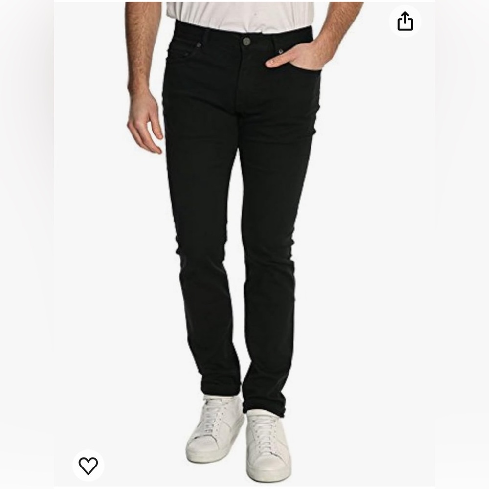 🔥 $198 Marc By Marc Jacobs MJ113 Low Rise Skinny Men’s Black Jeans Sz 32 X 34